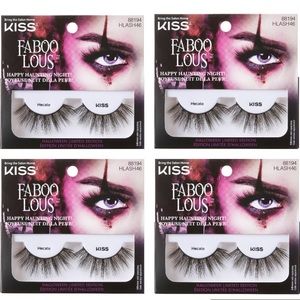 Lot of 4! Limited Edition Kiss Lashes - Faboo-lous Hecate